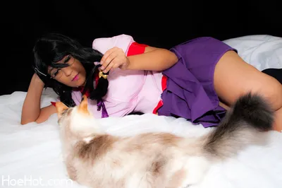 Laura Pyon - Hanekawa nude cosplay leaked 481066