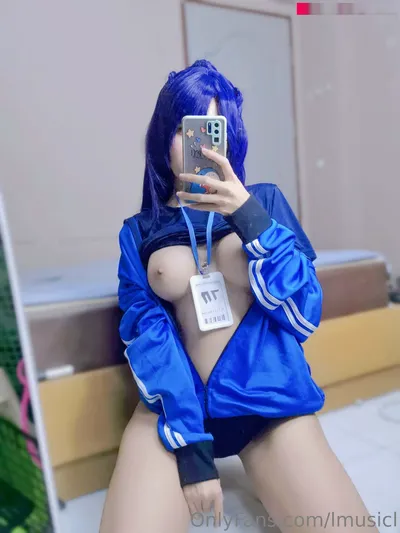 lMusicl - Hayase Yuuka nude cosplay leaked 4865