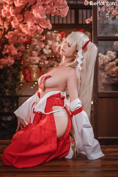 蜜汁猫裘 - 可畏巫女 nude cosplay leaked 465849