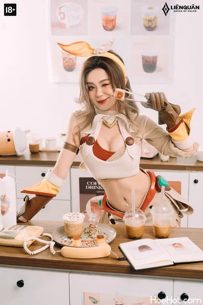 Arena of Valor Cosplay Celica Bubble Tea nude cosplay leaked 101475