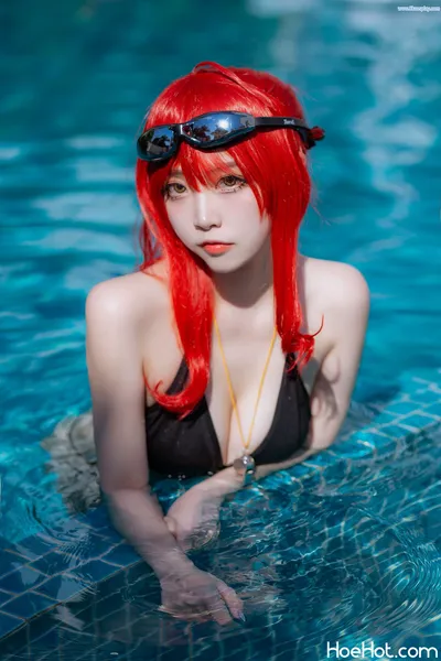 二佐Nisa - 碧蓝航线扎拉泳装 Azur Lane Zara Swimsuit nude cosplay leaked 419142