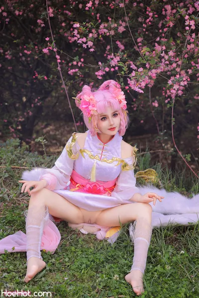 [桃暖酱]王者荣耀 嫦娥 Honor of Kings Chane E nude cosplay leaked 218776