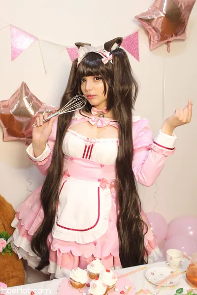 Lia Wink - Chocola (Nekopara) nude cosplay leaked 288716