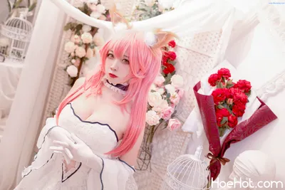 [二佐Nisa] NO.131 Fate玉藻前婚纱 Tamamo no Mae Wedding Dress nude cosplay leaked 461255