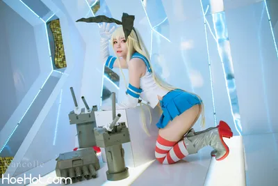 兔言兔語 - Shimakaze nude cosplay leaked 504632