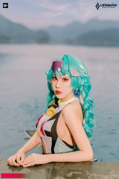 Arena of Valor Cosplay Sinestrea Summer Bash nude cosplay leaked 18738