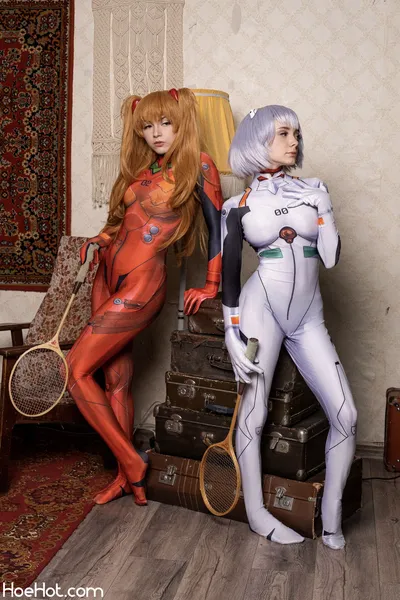 Olyashaa - Rei &amp; Asuka nude cosplay leaked 292279