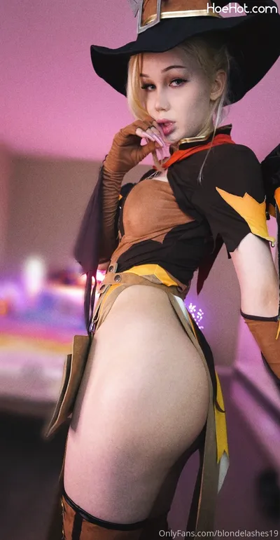 Blondelashes19 - Mercy nude cosplay leaked 402713