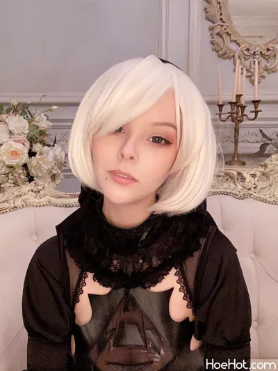 Helly Valentine - 2B Black Lingerie nude cosplay leaked 203560