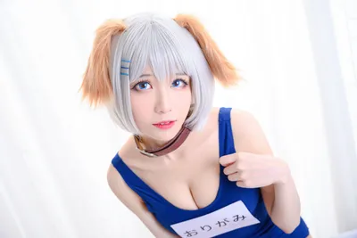 [Tomoyo Chan] Origami Tobiichi School Uniform + School Swimsuit nude cosplay leaked 60535