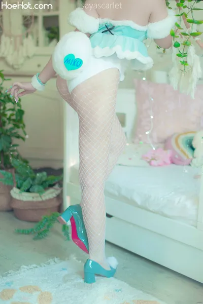 Saya Scarlet - Hatsune Miku BiCute Bunnies White nude cosplay leaked 572923