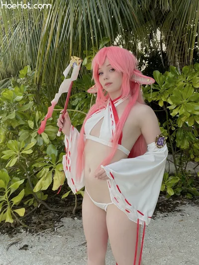 Caticornplay - Yae Miko bikini nude cosplay leaked 400415