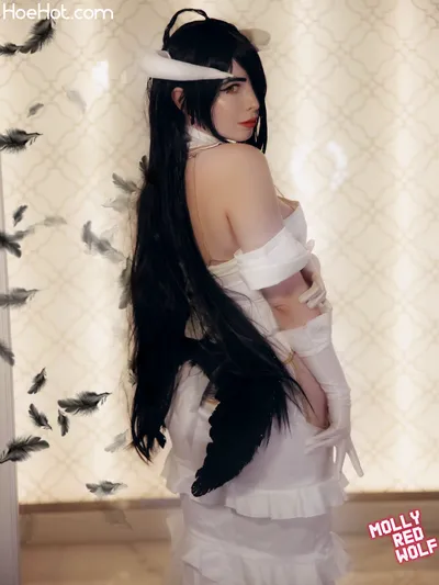 MollyRedWolf Albedo cosplay nude cosplay leaked 253243