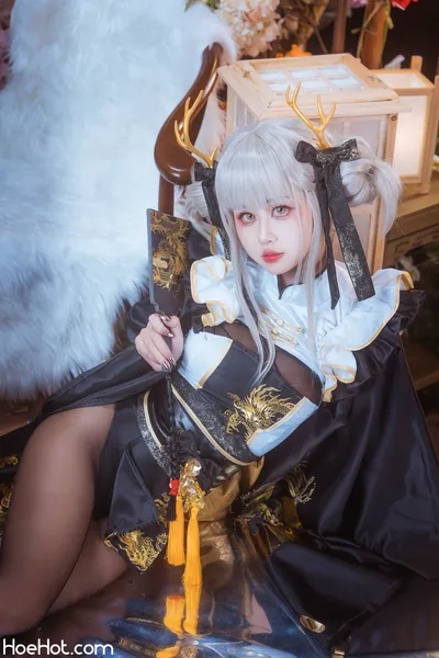 萌芽儿 - 白兔和服 nude cosplay leaked 45755