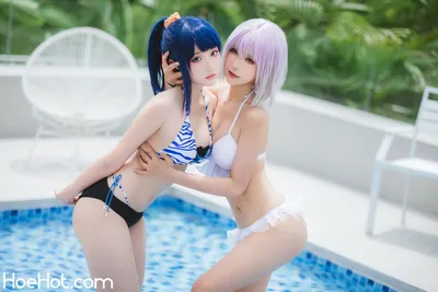 [Momoko葵葵&amp;瓜希酱]SSSS.GRIDMAN宝多六花&amp;新条茜 泳装 nude cosplay leaked 159162