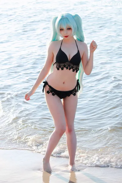 Akariia - Miku bikini nude cosplay leaked 295161