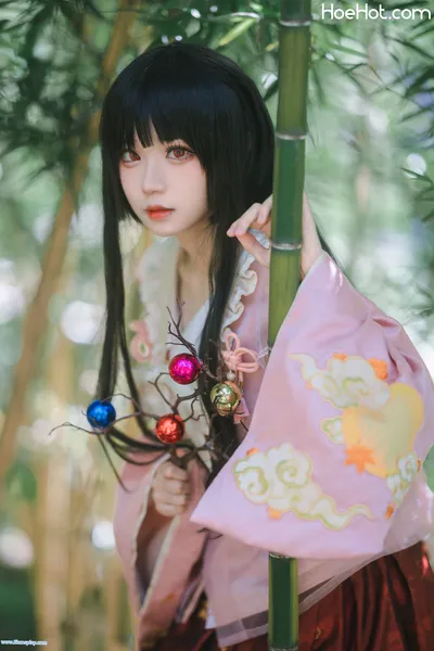 [花柒Hana] 蓬莱山辉夜 Kaguya Houraisan 東方Project nude cosplay leaked 359657