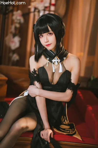 Tomoyo酱-碧蓝航线-镇海旗袍azur lanechen haif:big breastsf:high heelsf:makeupf:pantyhosenon-nude nude cosplay leaked 58433