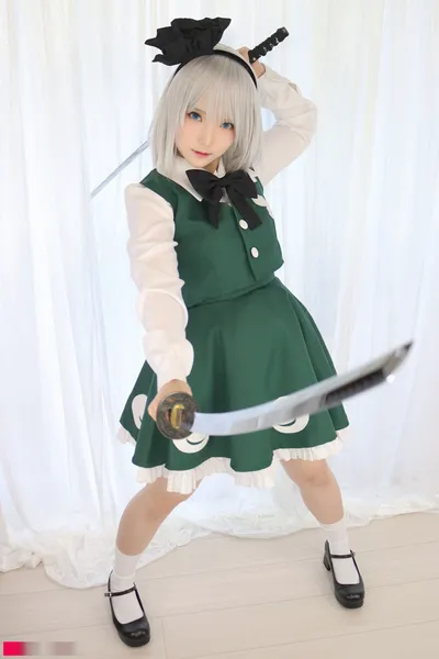 Yukina - Youmu Konpaku nude cosplay leaked 6947