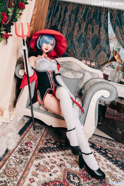 [桃墨公子] 万圣节的蕾姆 Halloween Rem nude cosplay leaked 199098