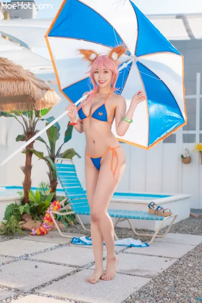 Sooflower (수련수련) - Tamamo Summer nude cosplay leaked 391695