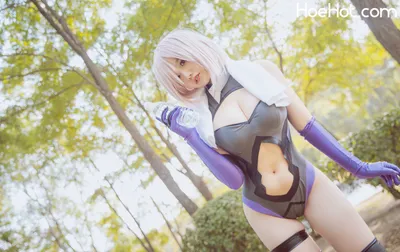 Aban is very happy today 阿半今天很开心 — Mashu Kyrielight - Stage 1 [Fate Grand Order] nude cosplay leaked 501048