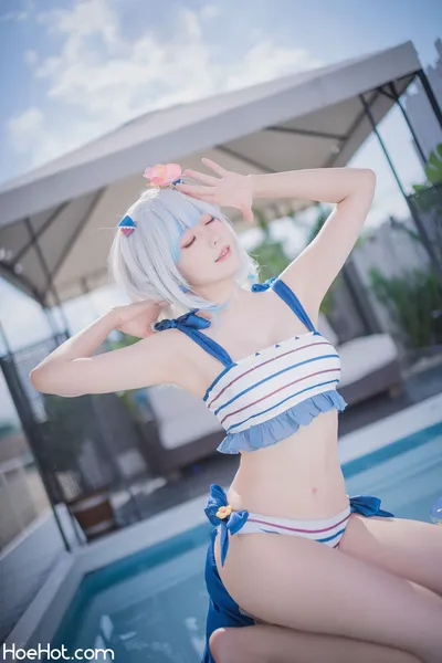 Ely - Gura Swimsuit (2022.June) nude cosplay leaked 398009