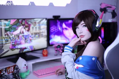 Lynie - D.Va nude cosplay leaked 61635