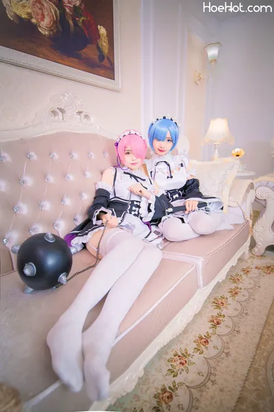 小野妹子w - Ram Rem (拉姆, 雷姆) nude cosplay leaked 276677