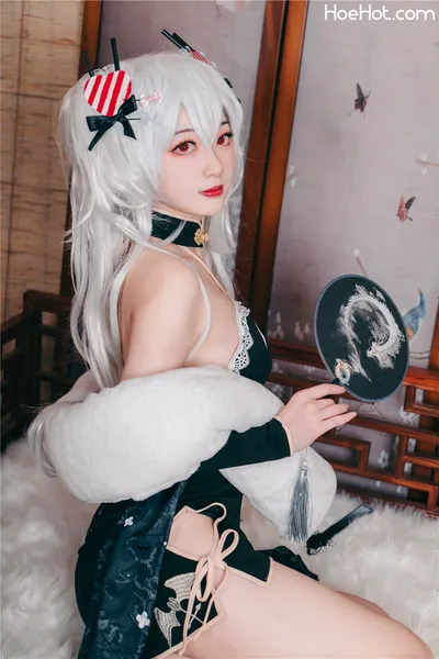 桃墨 - 吸血鬼旗袍 nude cosplay leaked 424355