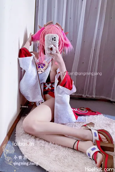 小青茗 - 八重神子 nude cosplay leaked 380548