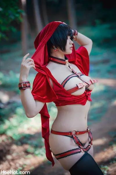 Mimmi (밈미) - DJAWA  Photo -  Naughty Red Hiring Hood nude cosplay leaked 468193