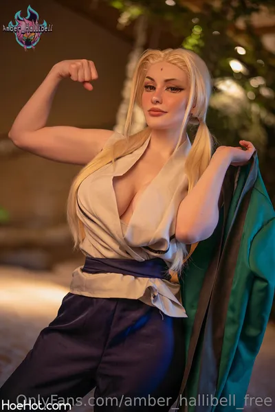 Amber Hallibell as Tsunade nude cosplay leaked 282229