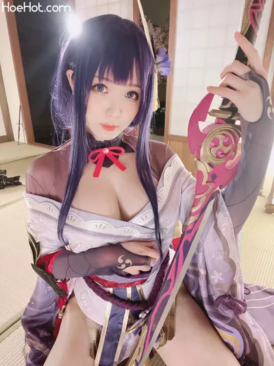 [霜月しも] 雷電将軍 nude cosplay leaked 379519