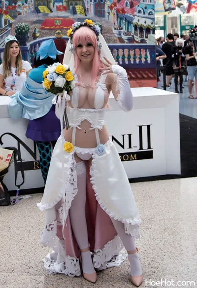 Q-ki - Super Sonico nude cosplay leaked 334684