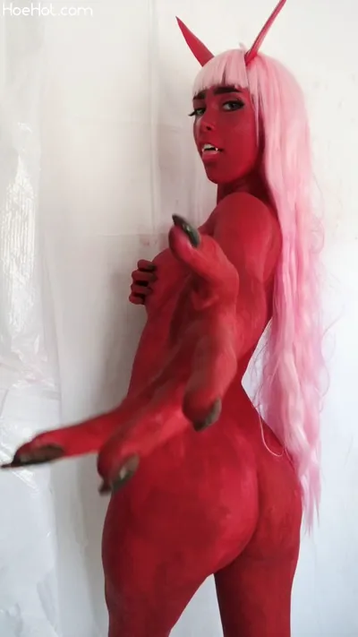 Indigo White - Zero Two nude cosplay leaked 184217