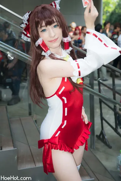 Keekihime - Reimu nude cosplay leaked 270115