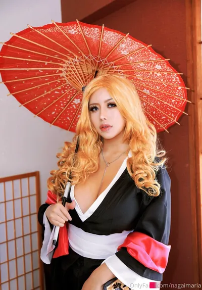 Maria Nagai - Rangiku Matsumoto nude cosplay leaked 4797