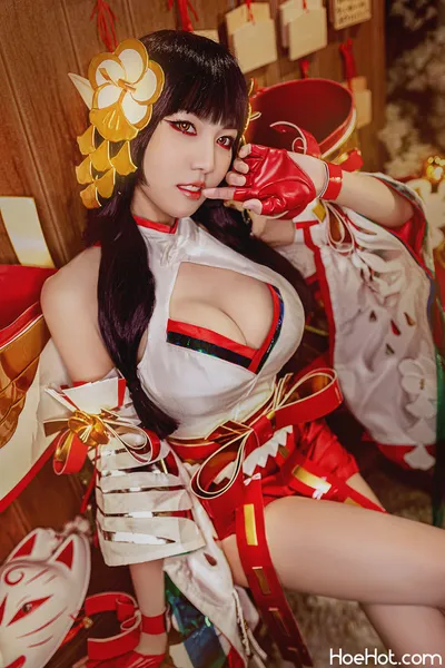 Arena of Valor Cosplay Fox Shrine Maiden Tel&#039;Annas nude cosplay leaked 244135