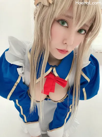 [林檎蜜紀] 乳上メイドで…💙👑デカ乳andロングスカートの中も、、ドスケベ💙💖 (Fate/Grand Order) nude cosplay leaked 422400