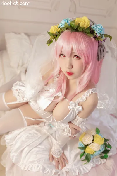 [貓田聖奈奈(桃之啾啾)] 索尼子十周年花嫁 nude cosplay leaked 86255