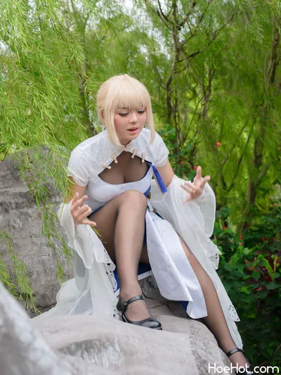 RitheCosplay - Saber Chinese dress nude cosplay leaked 308558