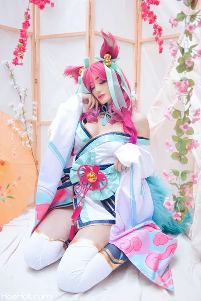 Sophie Valentine - Ahri Blossom Spirit nude cosplay leaked 555653