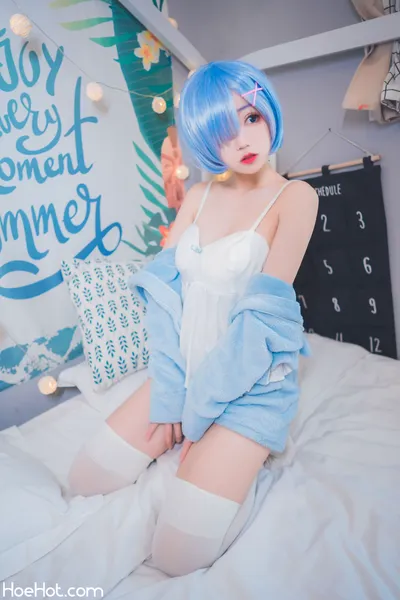 [Cosplay] 猫君君MaoJun 雷姆猫耳睡衣 nude cosplay leaked 135964