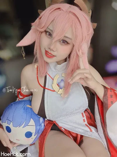 Tsunnyanchan - Yae Miko nude cosplay leaked 59404