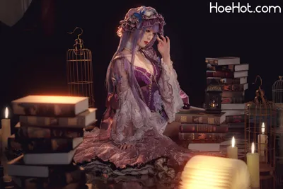 Miyinyin - Patchouli Knowledge nude cosplay leaked 386279