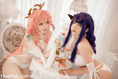 Sayo momo x Sally Dorasnow –  Raiden Yae nude cosplay leaked 218455