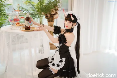 [面饼仙儿] 能代女仆 Azur Lane Noshiro Maid nude cosplay leaked 316014