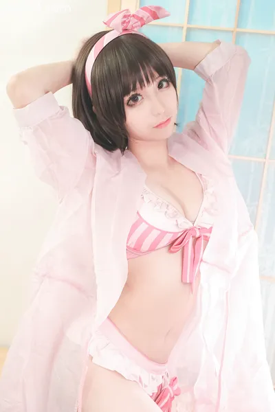 蠢沫沫 – 加藤惠泳装 nude cosplay leaked 373692