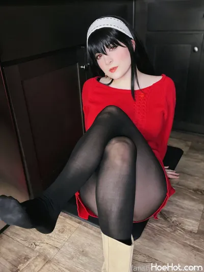 Hiso Neko - Drunk Yor nude cosplay leaked 332028